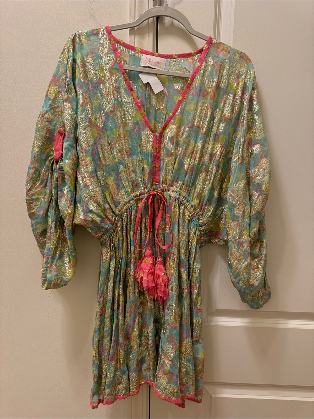 Miss June Women sheer mini dress